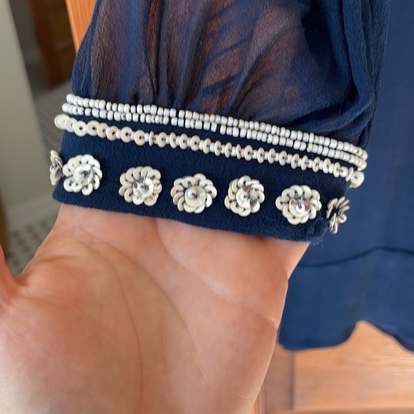 French Connection beaded Bex dress - Picture 4 of 7